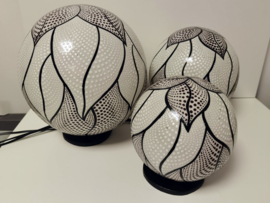 Lamp - 3 set - Bol - 3x3watt - Sfeer lamp - Ø30 - Ø25 - Ø20