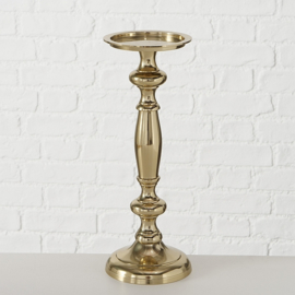 Kandelaar - 35cm - Goud - 1 stomp kaars - Aluminium - Ø 10.5 cm