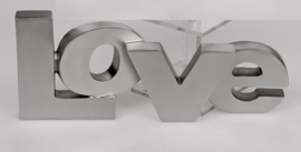 LOVE - Hart - Valentijn - Zilver - 33 cm - Liefde