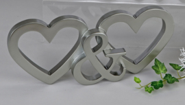 LOVE - Hart - Valentijn - Zilver - 30 cm - Liefde