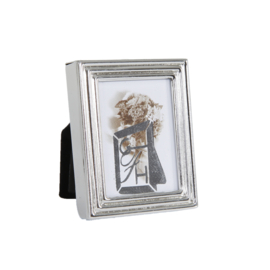 Fotolijst - Pasfotolijstje - glanzend  - 4x5cm - Zilver