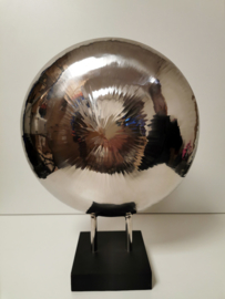 Decoratie - Rond ornament - Zilver .