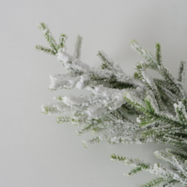 Boltze - Kerst - Tak - Sneeuw - Decoratie - 70x40cm - Groen - Kunststof