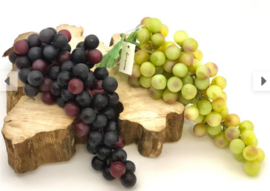 Druiven - Decoratie - Fruit - 2 stuks - Kunststof - 22cm