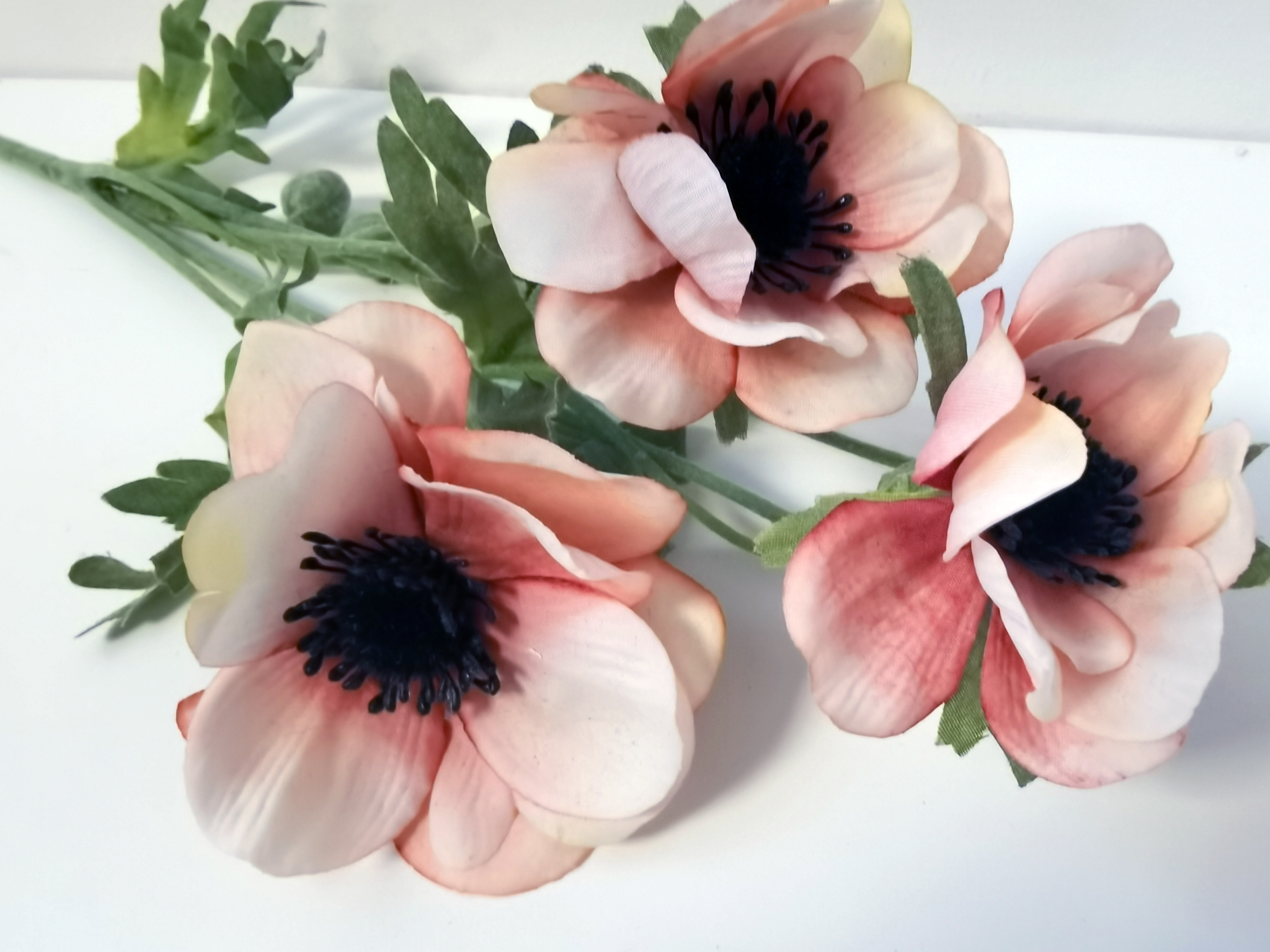 Klaproos  - Decoratie - Bloemtak - Kunststof - Beige - 32cm - Pure