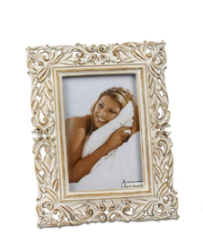 Fotolijst - 10x15 - Goud - Wit\Goud- Polyresin.