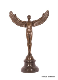 Bronzen god Icarus beeld