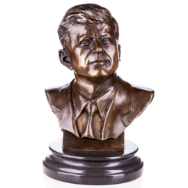 Bronzen buste van John F. Kennedy