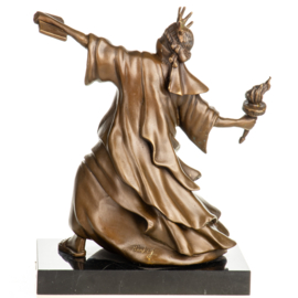 Bronzen Banksy vrijheidsbeeld Liberty Torch Thrower