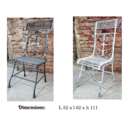 Franse tuinbank en stoelen Limoges