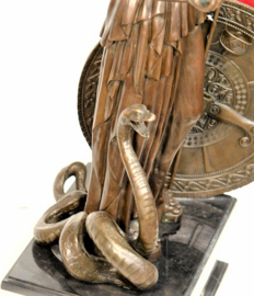 Athena godin bronzen beeld