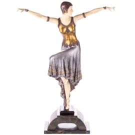 Art Deco bronzen Chiparus danseres