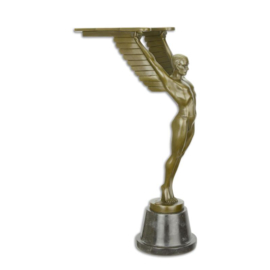 Icarus bronzen plateau beeld