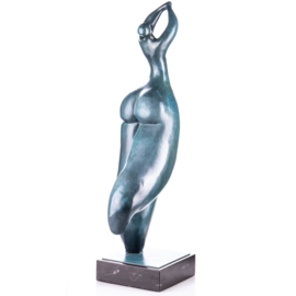 Moderne vrouwen bronzenbeelden