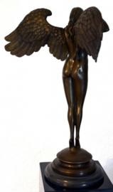 Engel vrouw mythologisch bronsbeeld