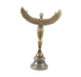 Bronzen god Icarus beeld