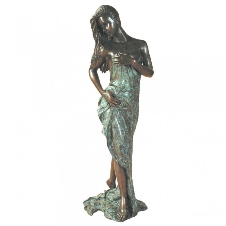 Bronzen vrouwfontein