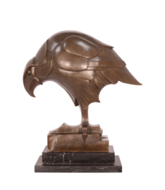 Havik Art Deco brons beeld