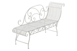 Chaise loungue ijzeren bank Charming