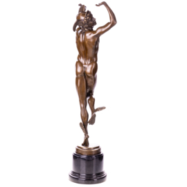 Mythologische bronzen beeld Hermes