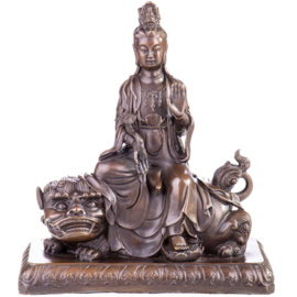 Bronzen Guanyin Chinese Godin