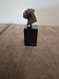 Boxer hond mini urn beeld