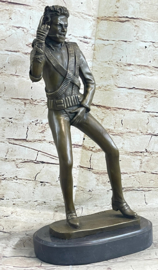 Drie bronzen Michael Jackson beelden
