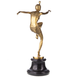 Art Deco bronzen danseres "Con Brio"
