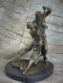 Tangodanspaar brons beeld