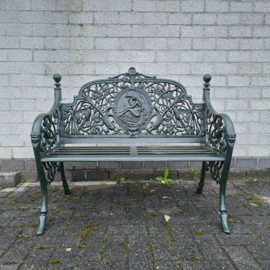 Gietijzeren tuinbank grachtengroen
