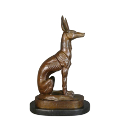 Anubis jakhals de god bronzen beeld