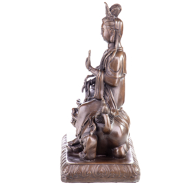 Bronzen Guanyin Chinese Godin