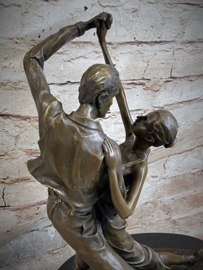 Tangodanspaar brons beeld