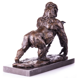 Gorilla mensaap bronzen beeld