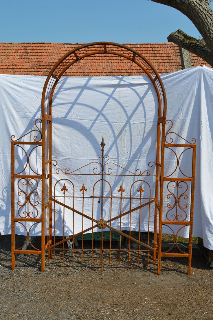Tuinpoort cortenstaal