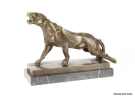 Panter Art Deco bronzen beeld