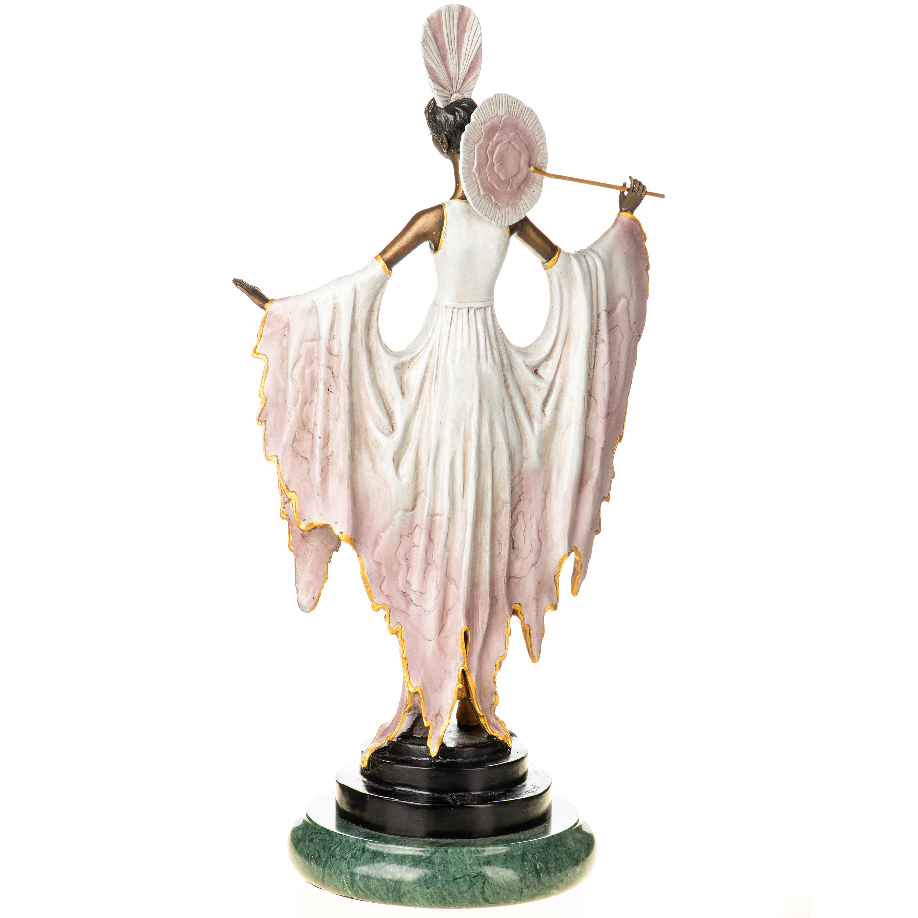 Art Deco vrouw bronzenbeeld