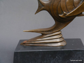 Bronzen Altorf maanvissen beeld