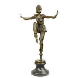 Bronzen Sherazade danseres beeld