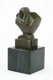 Brons zittend aapje van Casimir Brau