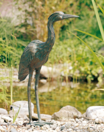 Reiger bronzen beeld