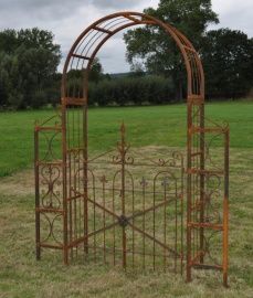 Tuinpoort cortenstaal