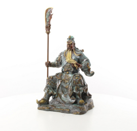 Guan Gong Chinese krijger brons beeld