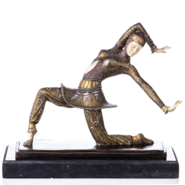 Komora bronzen Chiparus danseres