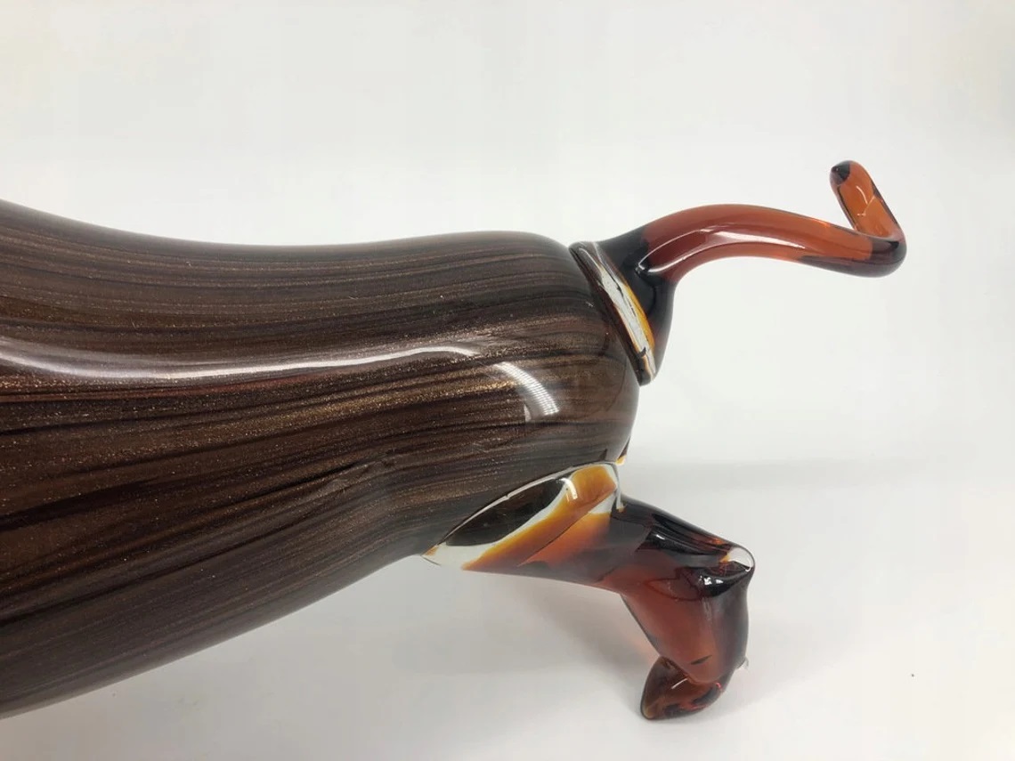Murano stijl super grote glazen stier