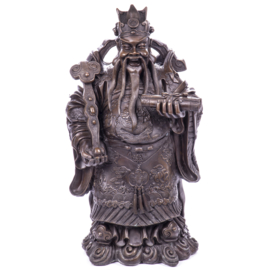 Bronzen Chinese God fortuin Fu Xing