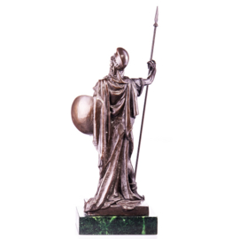 Bronzen strijder beeld