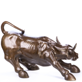 Wall Street bronzen stier groot