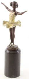 Ballet meisje bronzen beeld