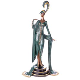 Art Deco bronzen revuedanseres beeld